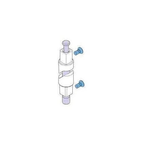 Kit de pivote de bisagra con tornillos para la pared joven de NOVELLINI 2BGS y 1BS