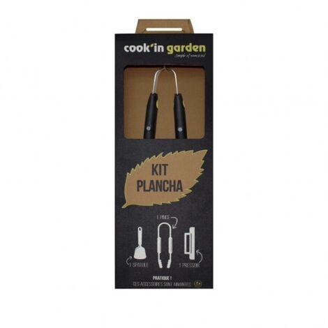 Kit de plancha, 3 utensilios - Cook in Garden