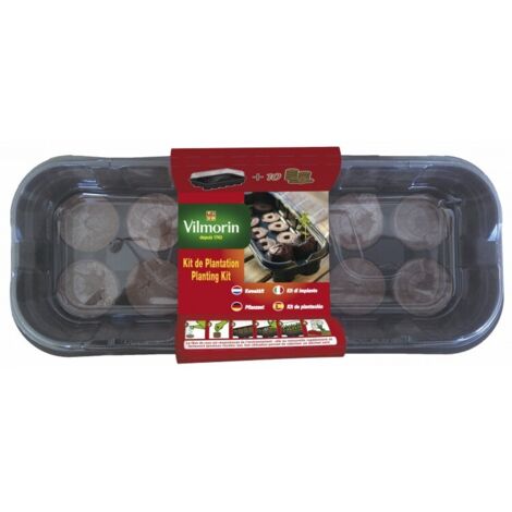 Kit de Plantation : Mini Serre + 10 Pastilles de Coco Vilmorin