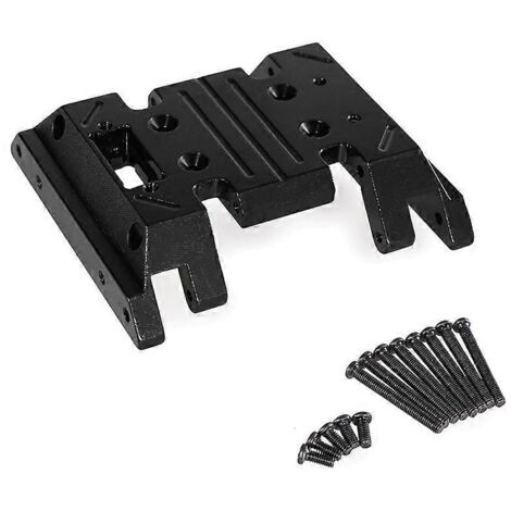 Kit de plaque inférieure noire pour boîtier d'ondes moyennes pour voiture RC