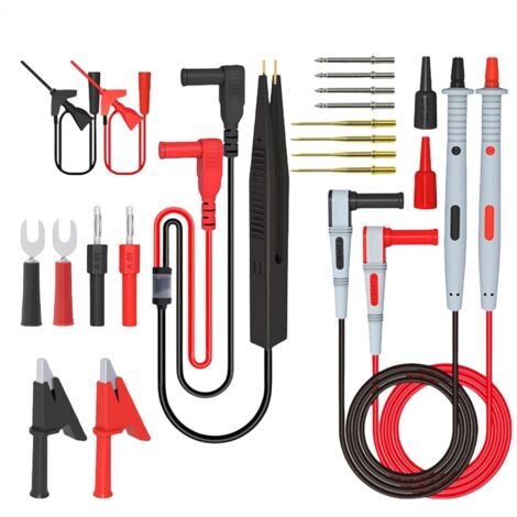 Kit de plomb de test multimètre électrique, kit de leads de