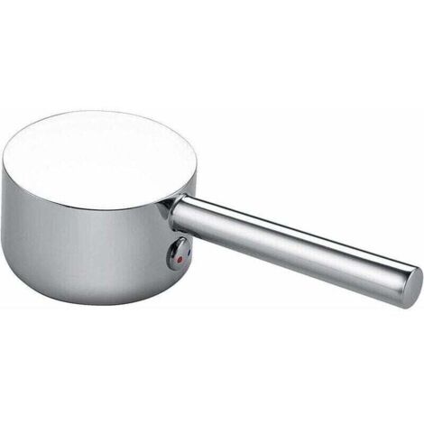 Kit de poignée de robinet mitigeur (avec obus de valve de 40 mm) - Poignée de rechange universelle en métal