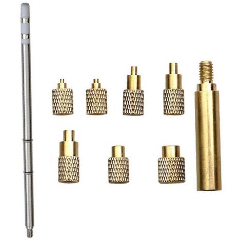 Kit de pointe de fer à souder T12 avec écrou d'insertion de chaleur (voir illustration)
