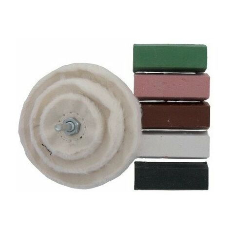 Kit de polissage 50, 80 et 100 – Bonnet et éponge de polissage pour finitions lisses – Matériaux résistants pour usage intérieur et extérieur – Scid