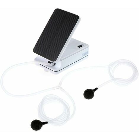 Kit de Pompe à air à énergie Solaire , oxygénateur et aérateur pour Bassin bulleur Solaire Pompe Solaire pour Bassin pour Aquariums, Aquariums, piscines