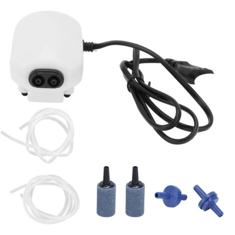 Kit de pompe à air pour aquarium, mini pompe à oxygène silencieuse pour aquarium, aquaculture