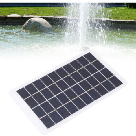 Kit de pompe à eau à panneau solaire 4 W 5 V facile à assembler, pompe à eau portable à énergie solaire pour fontaine à eau pour étang de jardin extérieur,DUBUNS