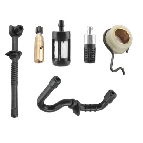 Kit de Pompe à Huile avec Pignon Vis sans Fin pour Tronçonneuse Stihl MS180 MS170 018 017 – Métal Argenté