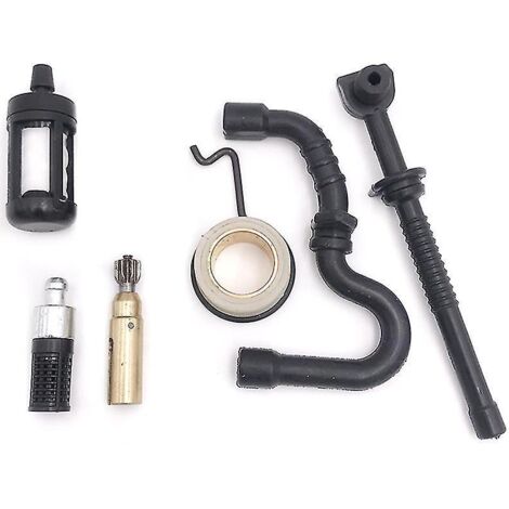 Kit de pompe à huile, vis sans fin, filtre à carburant et tuyau pour tronçonneuse Stihl MS 180 170 018 017