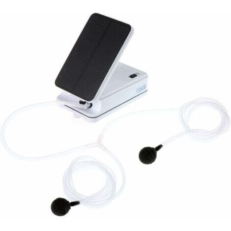 Kit de pompe aératrice solaire, générateur d'oxygène et aérateur pour bassin, adapté aux bassins, aquariums et piscines.