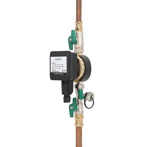 Kit de pompe de circulation Evenes EV ZUP 15 Plus et kit de raccordement avec dispositif de rinçage