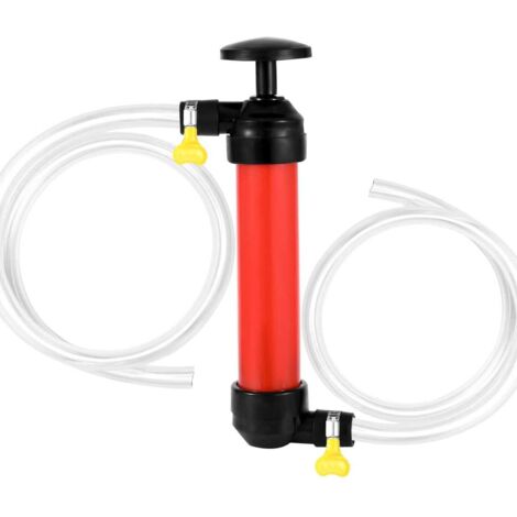 Kit de pompe de transfert de siphon multi-usage, pompes à carburant manuelles pour gazole, eau avec tuyau d'air, ensemble de siphons compacts