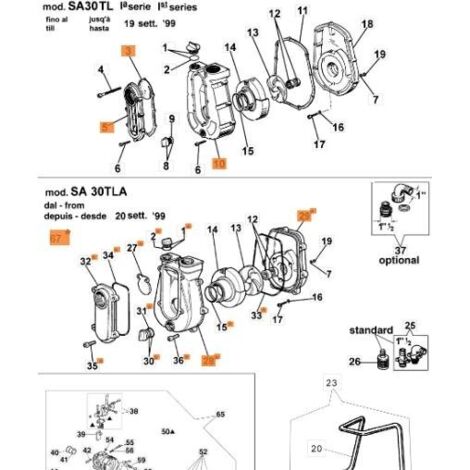 KIT DE POMPE ORIGINAL EMAK 321000056A