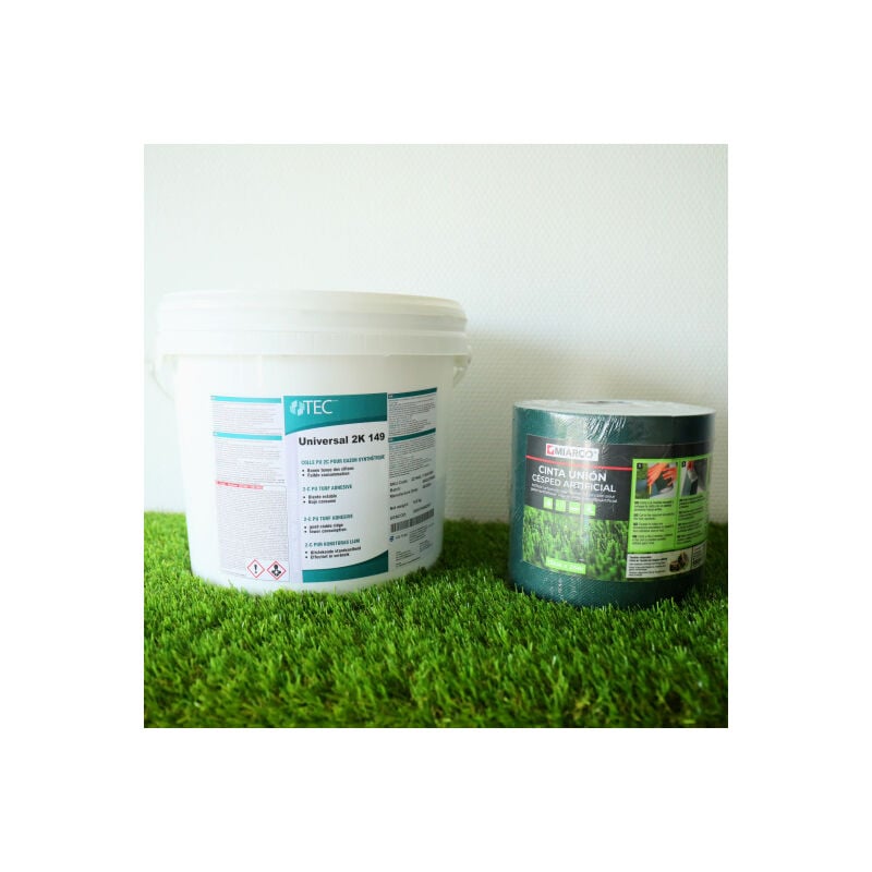 Kit de pose pour gazon synthétique sur sol dur - 50m²