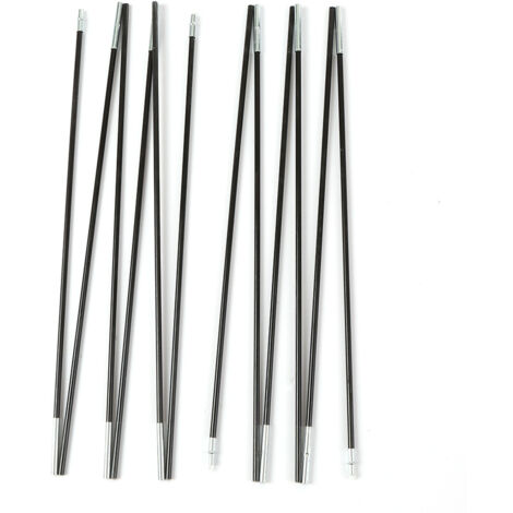 Kit de poteaux de tente de remplacement en fibre de verre pour tige de tente