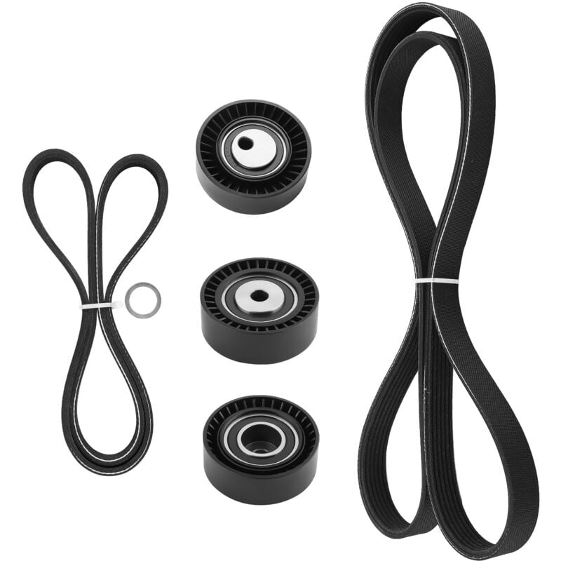 Kit de poulie à courroie trapézodale à nervures for BMW 3 E46 E36 5 11281437872