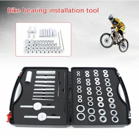 Kit de presse à roulements pour bicyclette Kit de démontage de cadre, de roues et de moyeu pour bicyclette