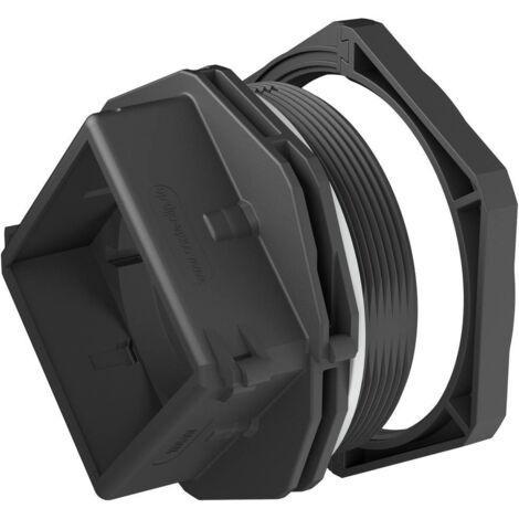 Kit de presse-étoupe RS PRO Noir M40 en Nylon 66 Sans halogène, Auto-extinguible IP66