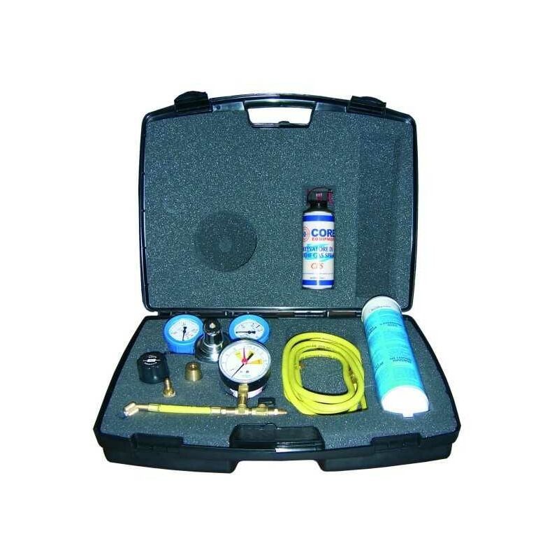 Plombservice - Kit de pressurisation installation azote + bouteille azote + détecteur de fuites spray