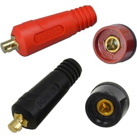 Kit de prise de connecteur de panneau de câble à souder, 4 pièces, prise à connexion rapide 200Amp (DKJ10-25 et DKZ10-25)