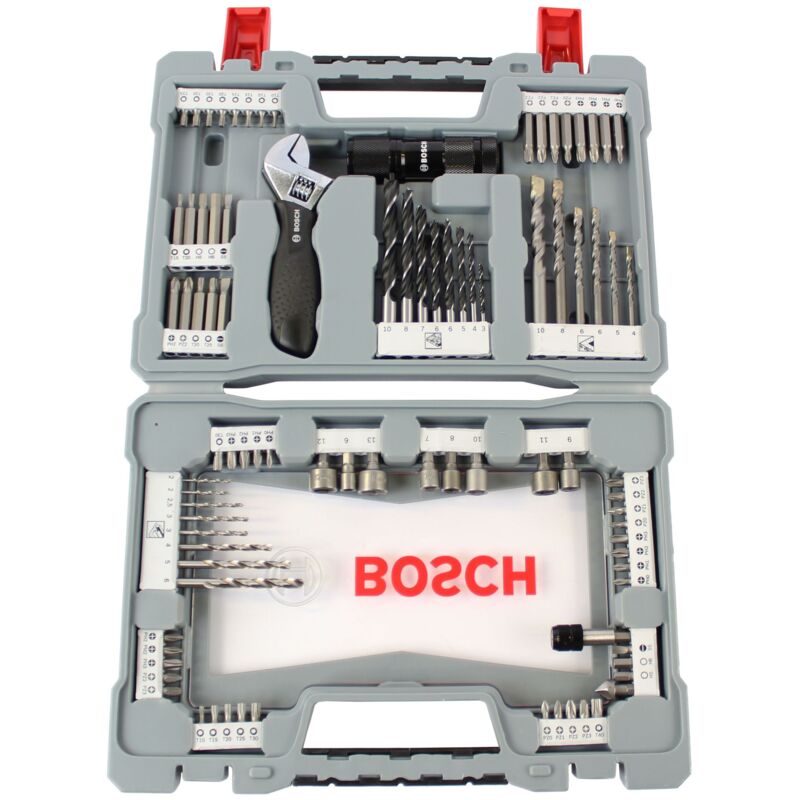 Premium X-Line Ensemble de forets et de visseuses 91 pièces 2608P00235 en coffret - Bosch