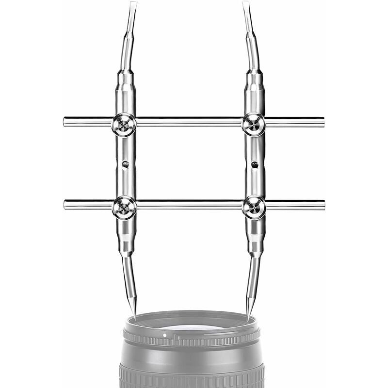 Lucky-88 - Kit de Professionnel Curved Conseils Réparation de Spanner Outil d'Ouverture en Acier Inoxydable pour dslr Appareil Photo
