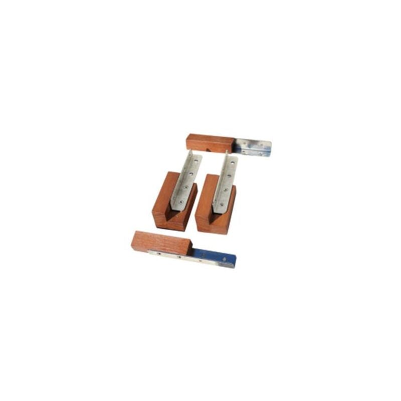Kit de profondeur ou de pied pour carénage en bois traité s – m – l Grille de protection pour climatisation et pompes à chaleur