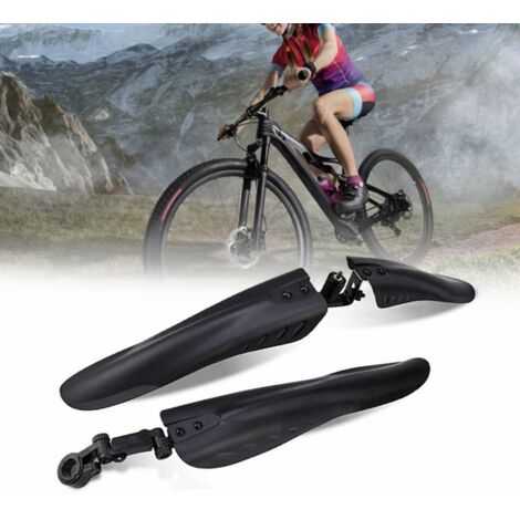 Kit de Protection Anti-Éclaboussures Vélo 3 Pièces, Garde-Boue Avant/Arrière Réglable pour Vélo de Route, Accessoire Cyclisme