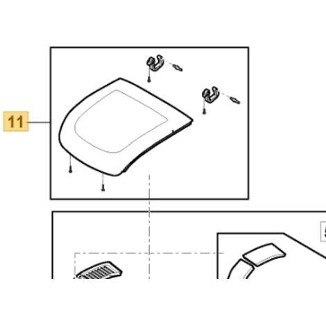 Kit de protection de la batterie Tondeuse à gazon STIGA ORIGINALE 118811304/0