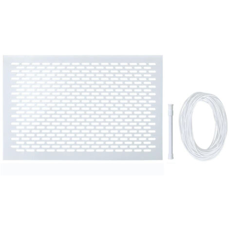 Kit de protection d'écumoire, attrape-feuilles de piscine, système de filet à ressort, protection contre le blocage des débris, assemblage facile, blanc