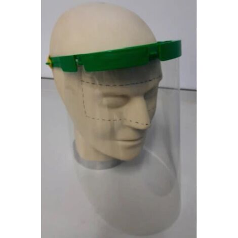 Kit de protection du visage avec 2 écrans, bandeau et 2 élastiques