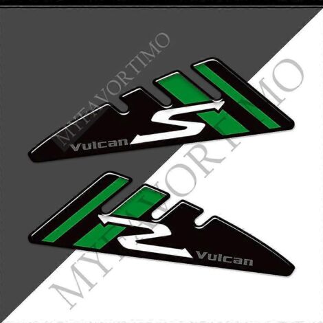 Kit de protection pour réservoir d'huile et de carburant avec autocollants pour les genoux et les genoux, compatible avec Kawasaki Vulcan S 650 (VN650) - VULCAN-S22