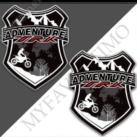 Kit de protection pour réservoir, sacoches, bidons, huile, carburant et protection pour genoux et casque de moto Benelli TRK251 Adventure (autocollants inclus) - TRK25121