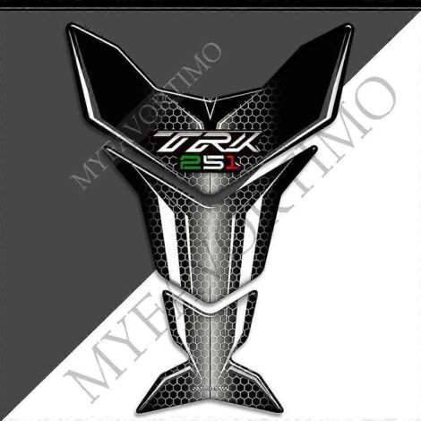 Kit de protection pour réservoir, sacoches, bidons, huile, carburant et protection pour genoux et casque de moto Benelli TRK251 Adventure (autocollants inclus) - TRK2516