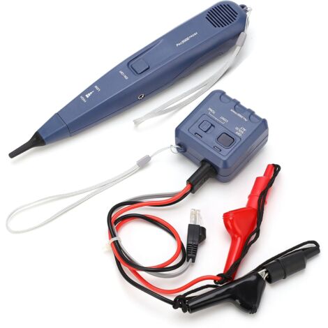 Kit de prueba de cables de red, localizador de línea telefónica portátil de alta precisión, seguro y confiable, localizador de detector de cables de generador de audio para