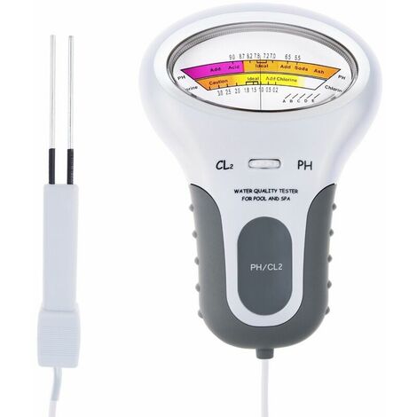 Kit de prueba de cloro para piscina, Monitor Digital portátil, medidor de pH y análisis de agua