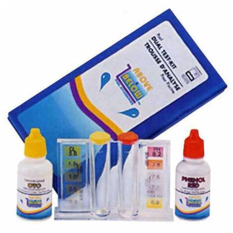 Kit de prueba de cloro y pH en agua líquida