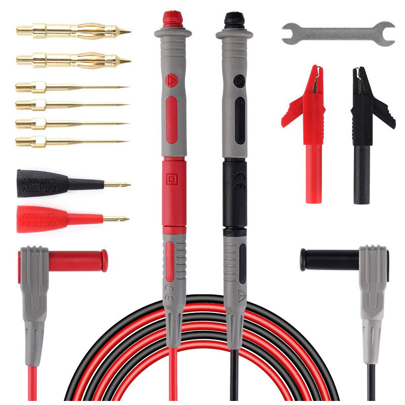 Kit de prueba de pluma de prueba multímetro medidor Digital de alta precisión sonda reemplazable herramienta de inspección de reparación de