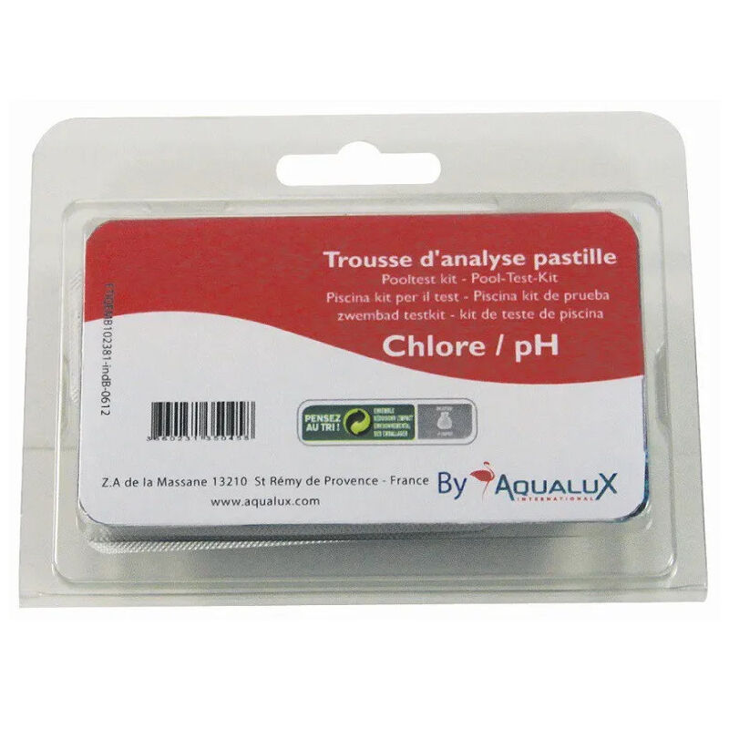 

Kit de prueba PH Chlorine 3 2x30 tabletas