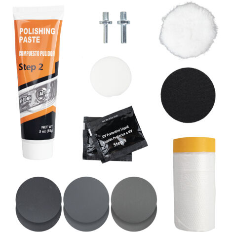KIT DE PULIDO DE FAROS JBM53626