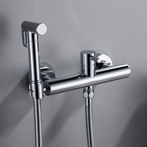 Kit de pulvérisateur de Bidet de Toilette à Main Jet de Toilette dans Les robinets de lavabo Accessoire de Bidet pour Toilettes Tout en cuivre