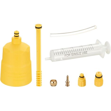 Kit de purga de frenos para bicicleta de montaña ultra práctico: frenos de disco hidráulicos, jeringas de alta precisión, recarga rápida universal.