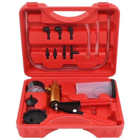 Kit de purga de frenos y bomba de vacío sellado de mangueras válvulas de succión coche vehículo mantenimiento de frenos taller garaje 020004248