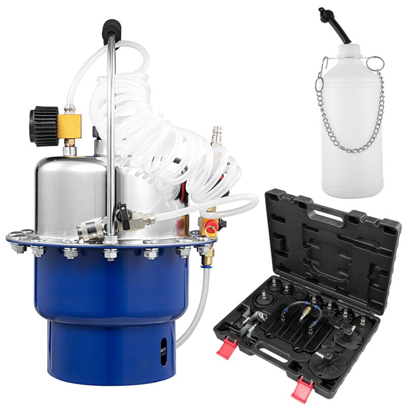 Mophorn - Kit de purge de frein pneumatique 1,3 Gal, outil d'extraction d'huile portable, purgeur de pression, pour frein et embrayage
