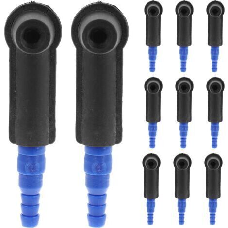Kit de purge de freins hydrauliques Mikikit noir 20 pièces, adaptateur, connecteur de pompe à vide, compatible avec les motos et les scooters, outil de vidange du liquide de frein pour un entretien pr