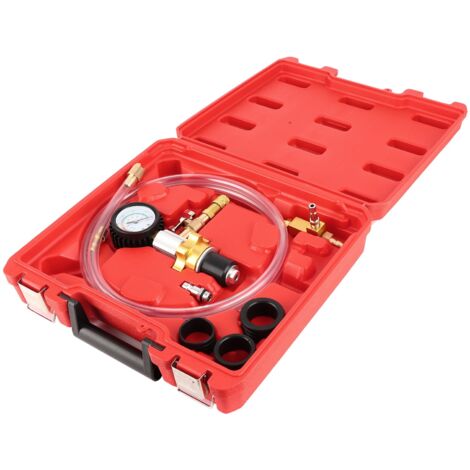 Kit de Purge Rapide pour Radiateur de Voiture - Connecteur d'Évacuation, Test de Fuites et Vide pour Système de Refroidissement