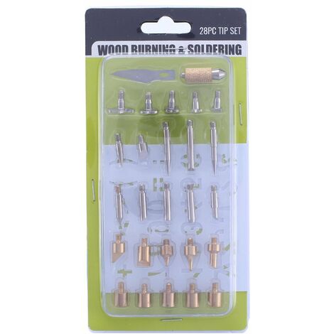 Kit de Pyrogravure, Fer à Souder Kit Electrique, 60W 220500℃ Température Réglable Fer à Souder, avec 53pcs Différentes Pannes à Souder pour DIY Liège, Cuir, Gravure, Sculpture, Bois