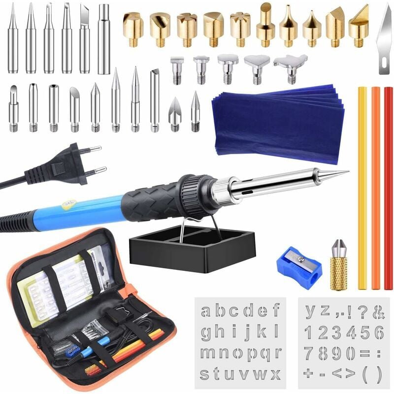 Start - Kit de pyrogravure, outil de gravure sur bois Pancellent professionnel avec fer à souder