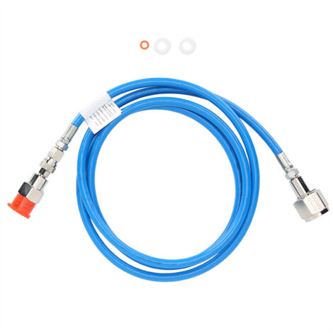 Kit de Raccord Haute Pression Externe CO2 pour Soda Stream, Adaptateur CGA320 avec Tuyau de 2m/6.6ft