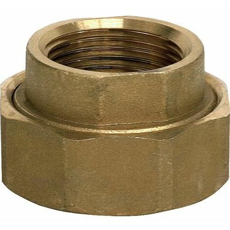 Kit de raccord laiton,nickele 1 Ecrou-raccord,joint et insert type 11/2